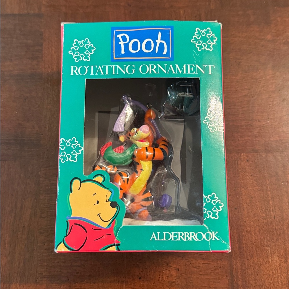 Tigger Winnie the Pooh Friend Ornamotion Rotating Vintage Christmas Ornament